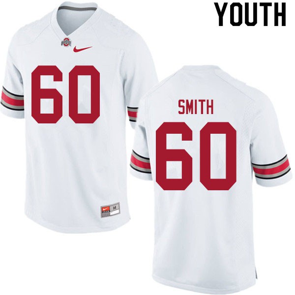 Ohio State Buckeyes #60 Ryan Smith Youth Player Jersey White